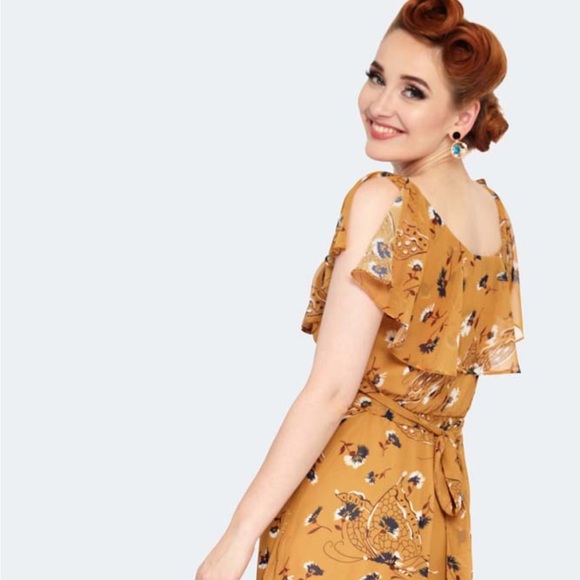 New with tags Voodoo Vixen butterfly print flare dress - Picture 5 of 6